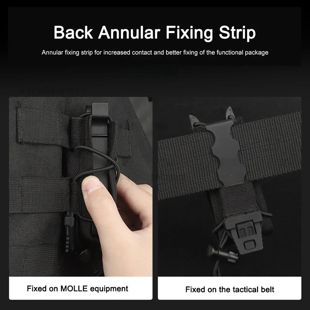 9MM Pistol Single Magazine Pou - Edc Carry Flashlight ulasan dan harga
