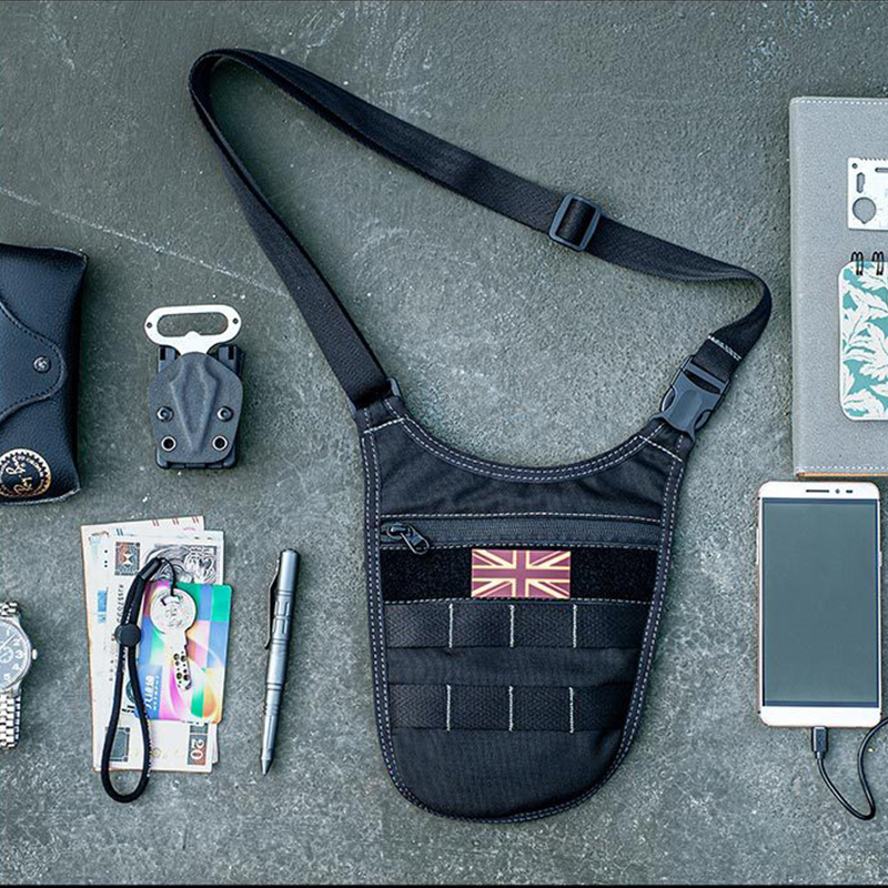 Underarm Tactical Shoulder Bag - Edc Concealed Carry ulasan dan harga