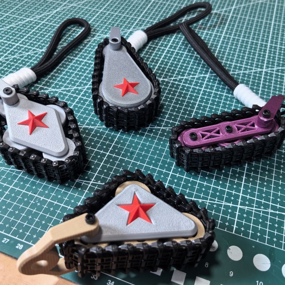 4 Styles！EDC Rotatable Track M - Edc Car Carry ulasan dan harga
