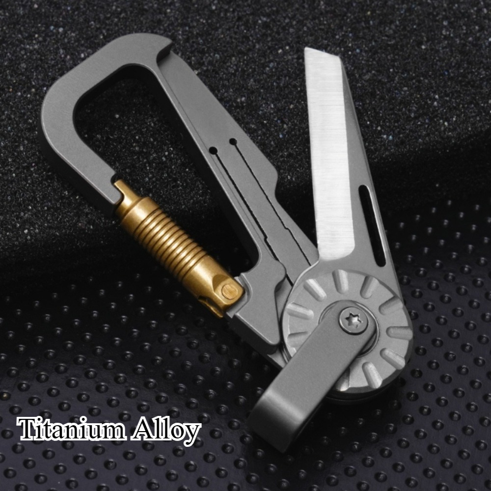 New Mini Titanium Alloy Keycha - Edc Car Carry ulasan dan harga