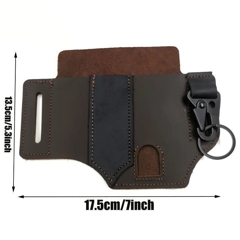 PU Leather EDC Belt Multitool  - Edc Carry Flashlight ulasan dan harga
