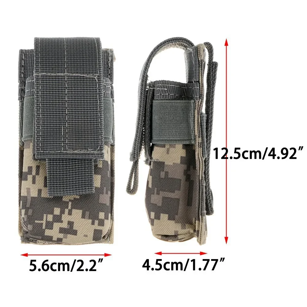 Tactical Molle Flashlight Pouc - Edc Carry Flashlight ulasan dan harga