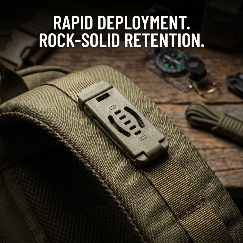 DIY Kydex Holster MOLLE Back C - Edc Carry Clip ulasan dan harga