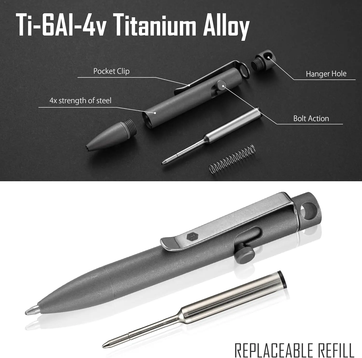 KeyUnity KP05SW Bolt Action ED - Edc Carry Clip ulasan dan harga