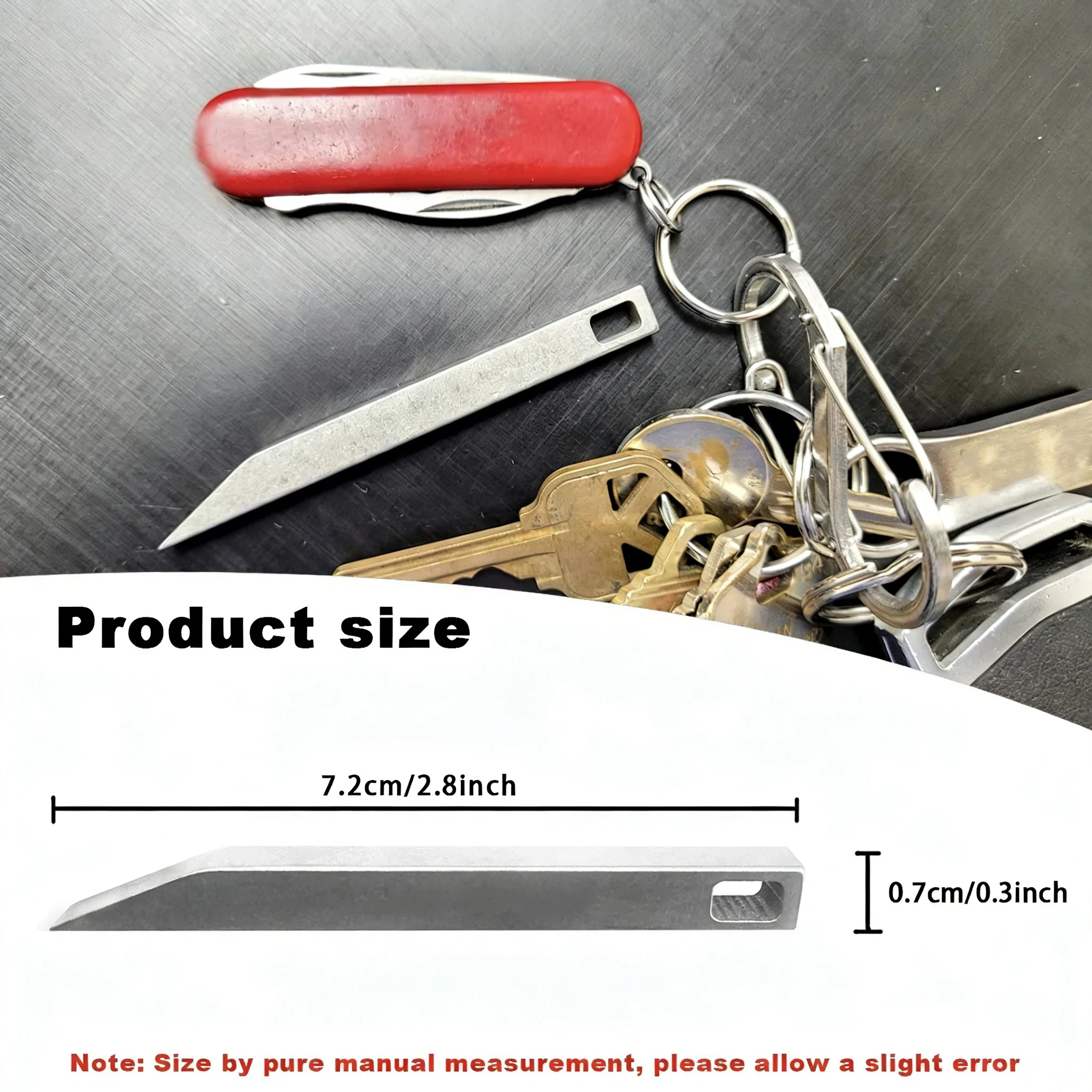Heavy Duty Keychain Prybar EDC - Edc Every Day Carry おもちゃ ulasan dan harga