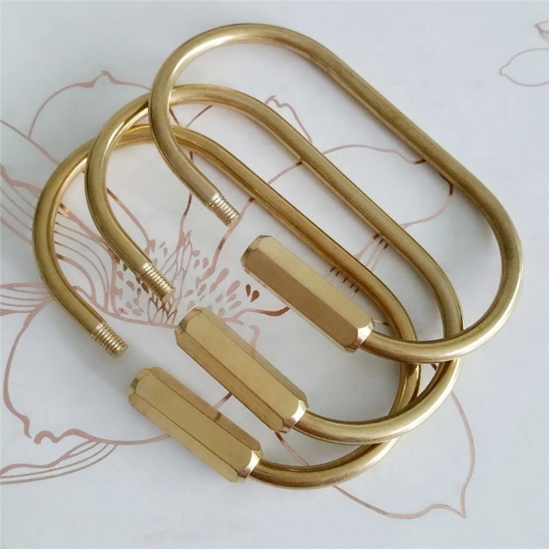 Solid Brass Screw Type D-Ring  - Edc Car Carry ulasan dan harga