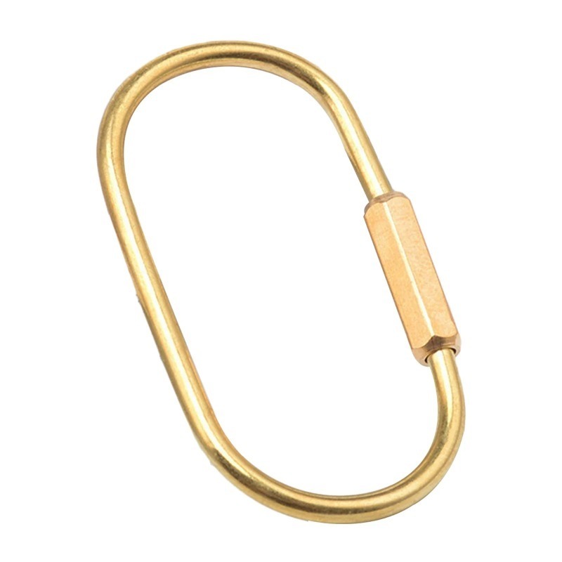 Solid Brass Screw Type D-Ring  - Edc Car Carry ulasan dan harga