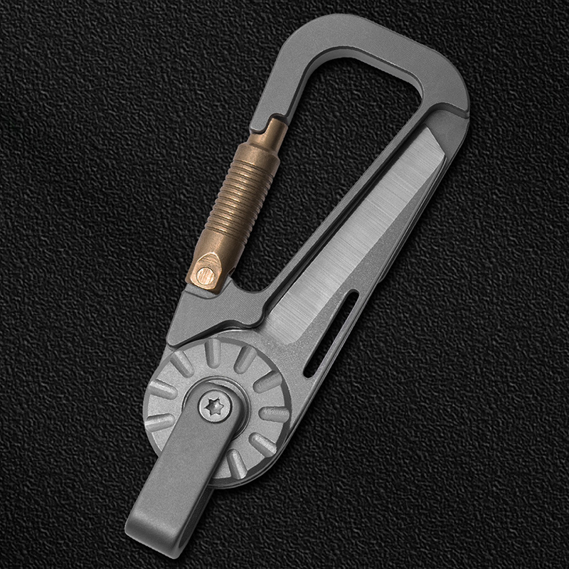 Titanium Alloy Car Keychain fo - Edc Car Carry ulasan dan harga