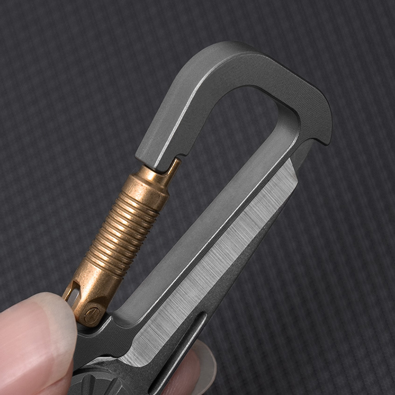 Titanium Alloy Car Keychain fo - Edc Car Carry ulasan dan harga