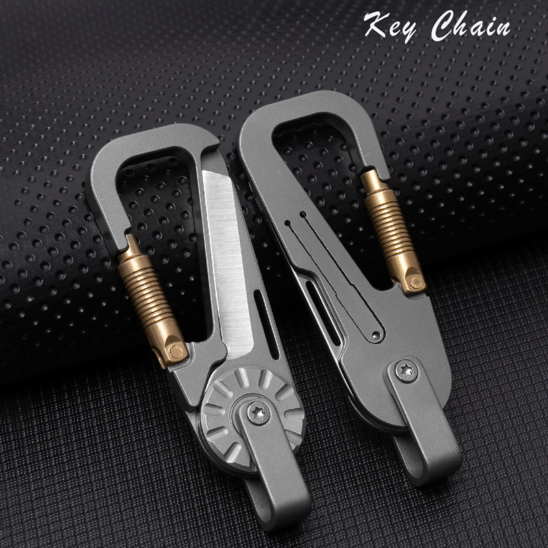 Titanium Alloy EDC Keychain Wi - Edc Car Carry ulasan dan harga