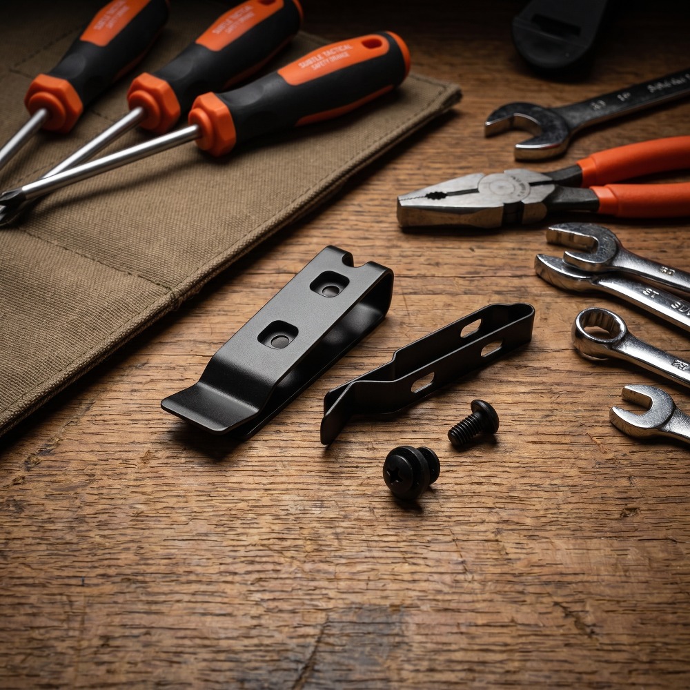 Metal Pocket Clip Back Clip Re - Edc Carry Clip ulasan dan harga