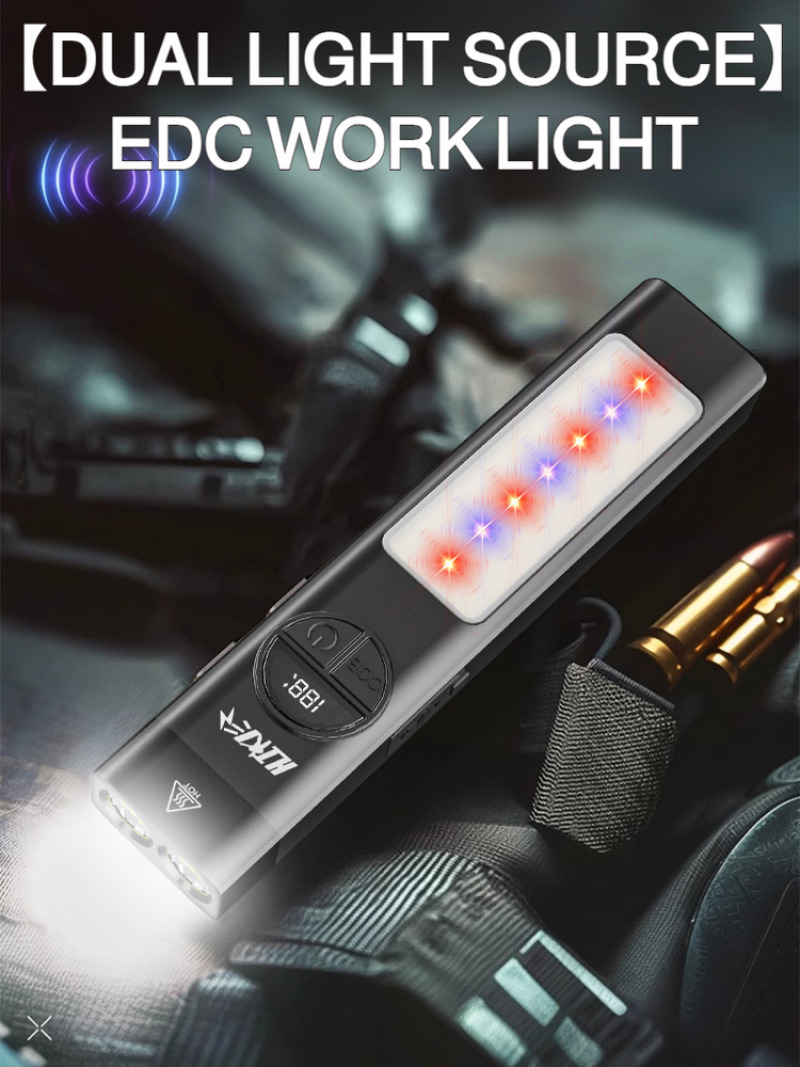 Multifunctional Flashlight Dua - Edc Car Carry ulasan dan harga