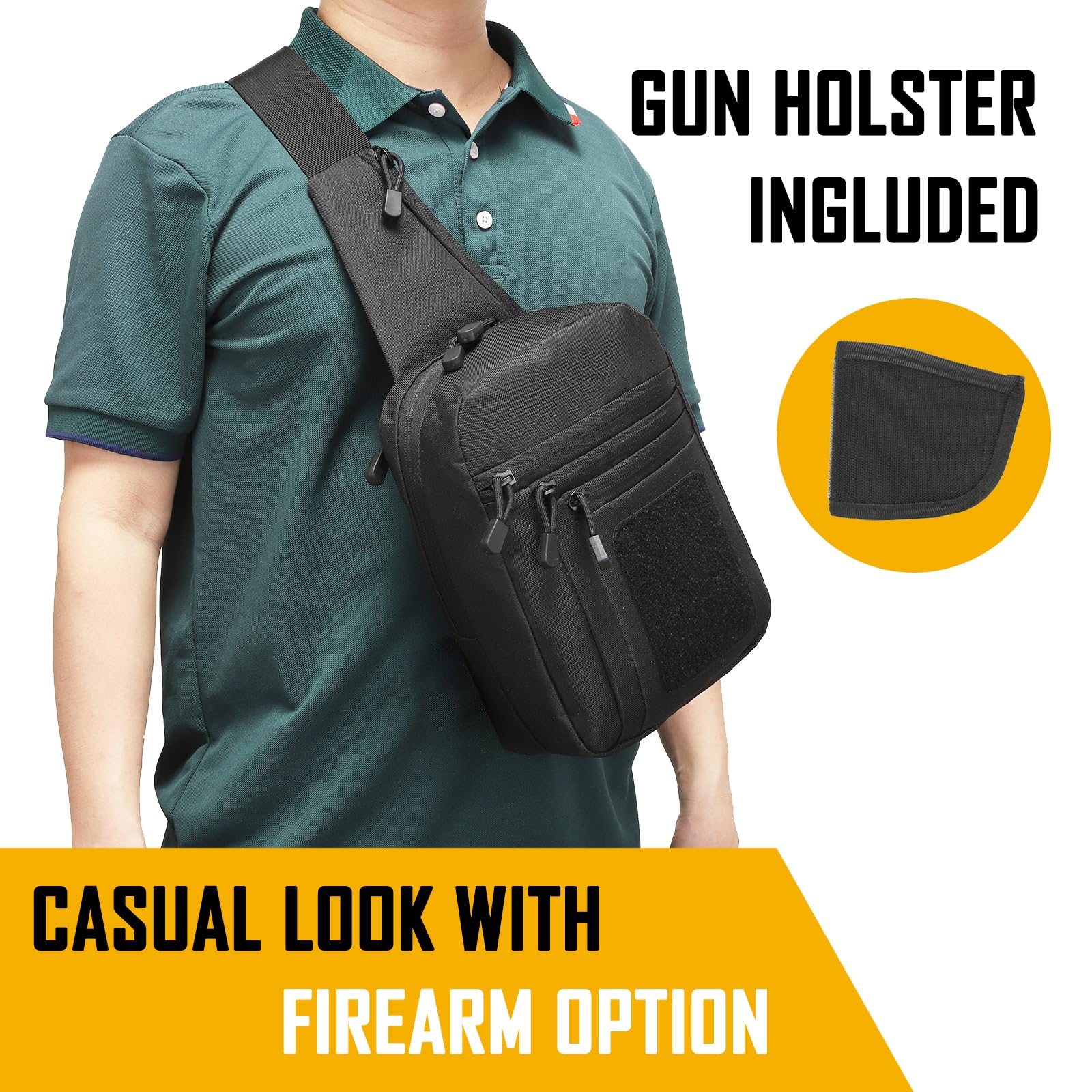 Concealed Carry Crossbody Bag  - Edc Concealed Carry ulasan dan harga